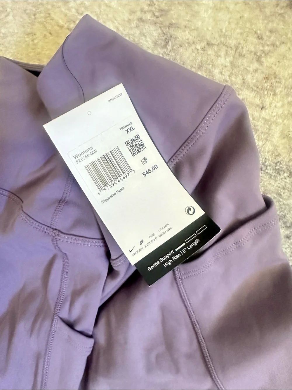 Nike || NWT || Nike One High-Waisted DRI-FIT Bike Shorts w/ Pockets
